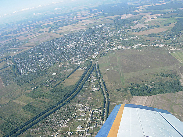 Снимок с воздуха аэродрома Богородск