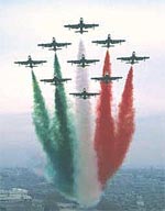 Пилотажная группа ВВС Италии 'Freccie tricolori'
